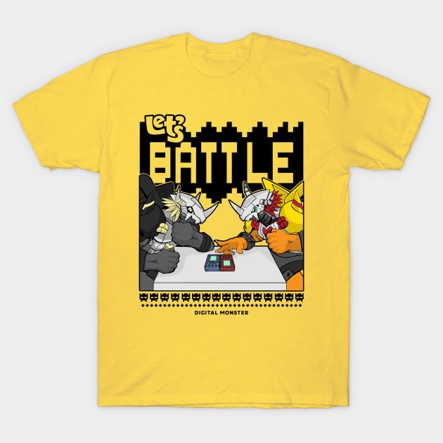 digimon lets battle! T-Shirt by DeeMON